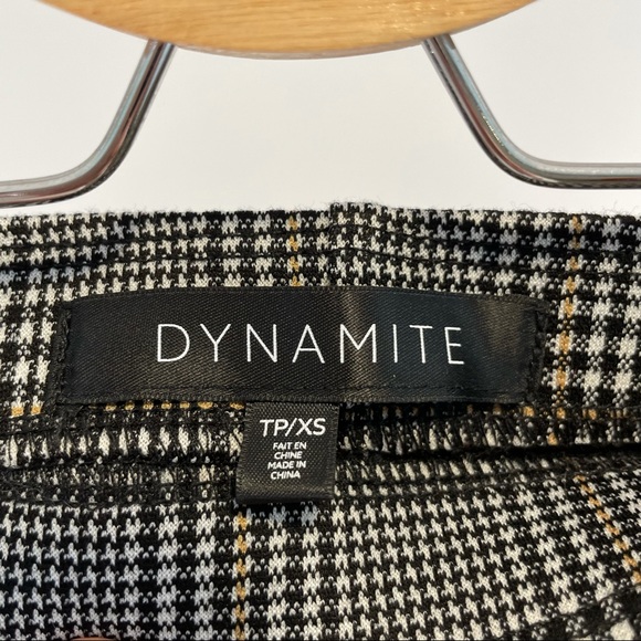 Grey tone plaid bodycon mini skirt from Dynamite Clothing - Picture 4 of 4